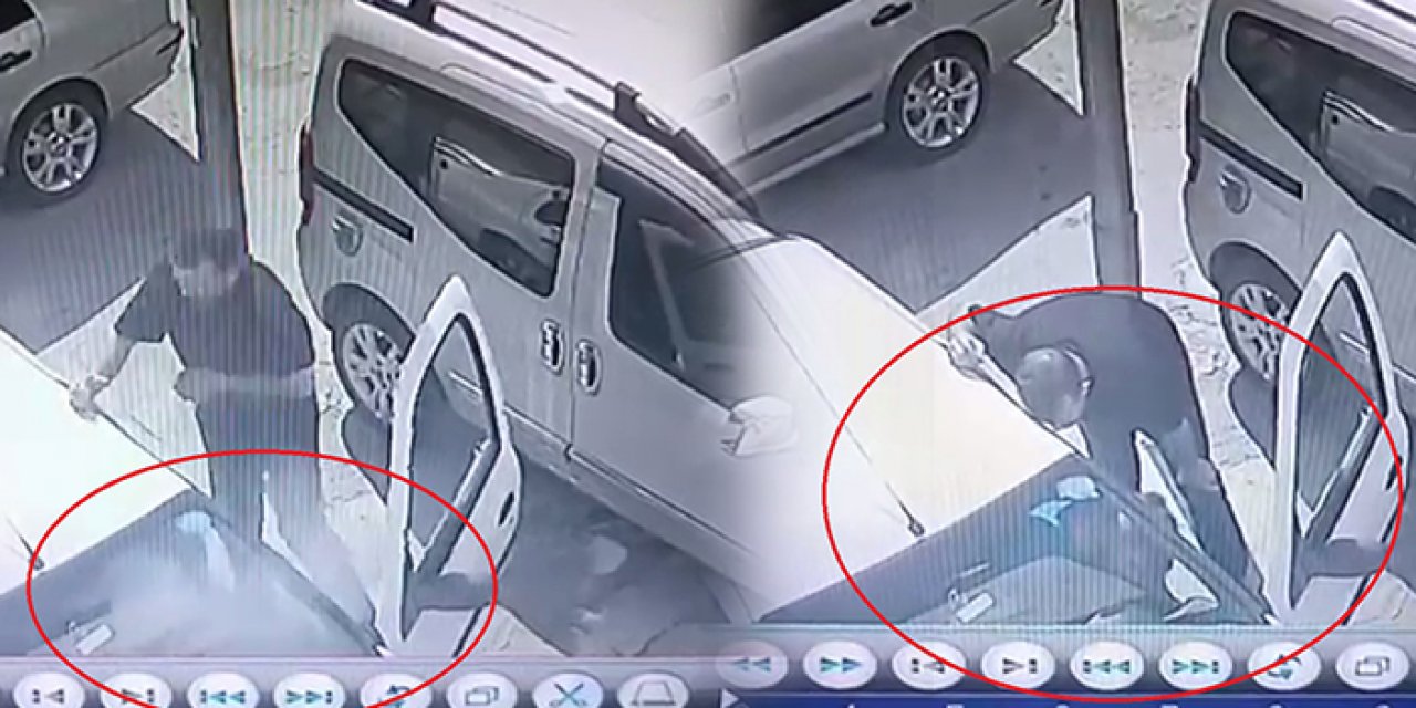 Etimesgut’ta otomobilin hava yastığı kendiliğinden patladı