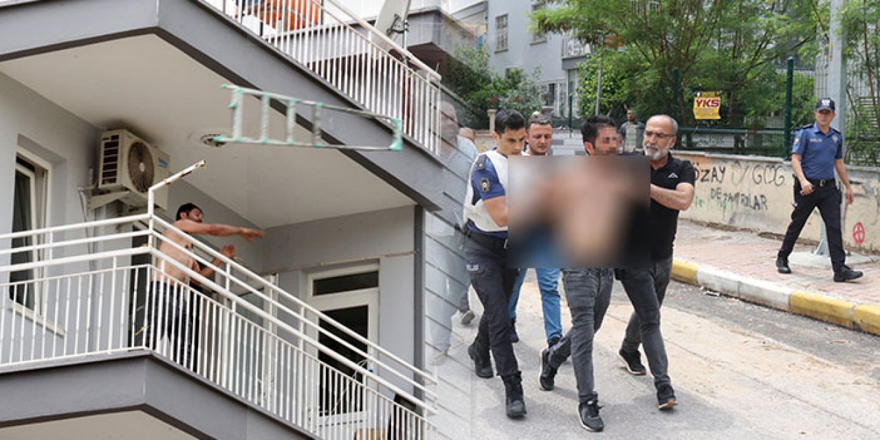 Antalya’da sinir krizi geçiren adam ortalığı birbirine kattı