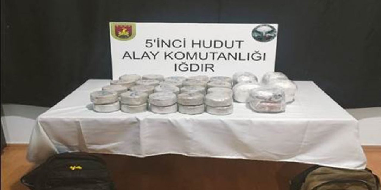 24 kilo 103 gram uyuşturucu ele geçirildi