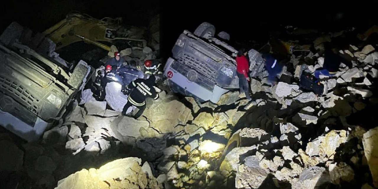 Soma'da toprak kayması meydana geldi