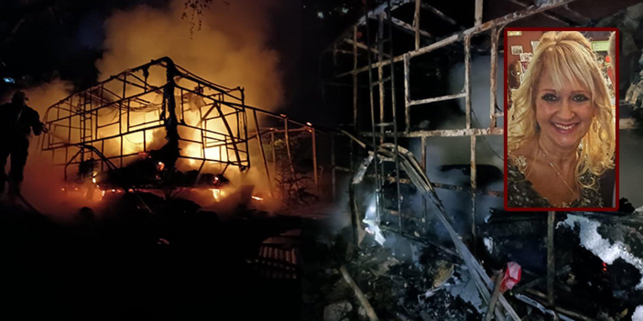 Muğla'da karavan yangını: İngiliz kadın yaşamını yitirdi