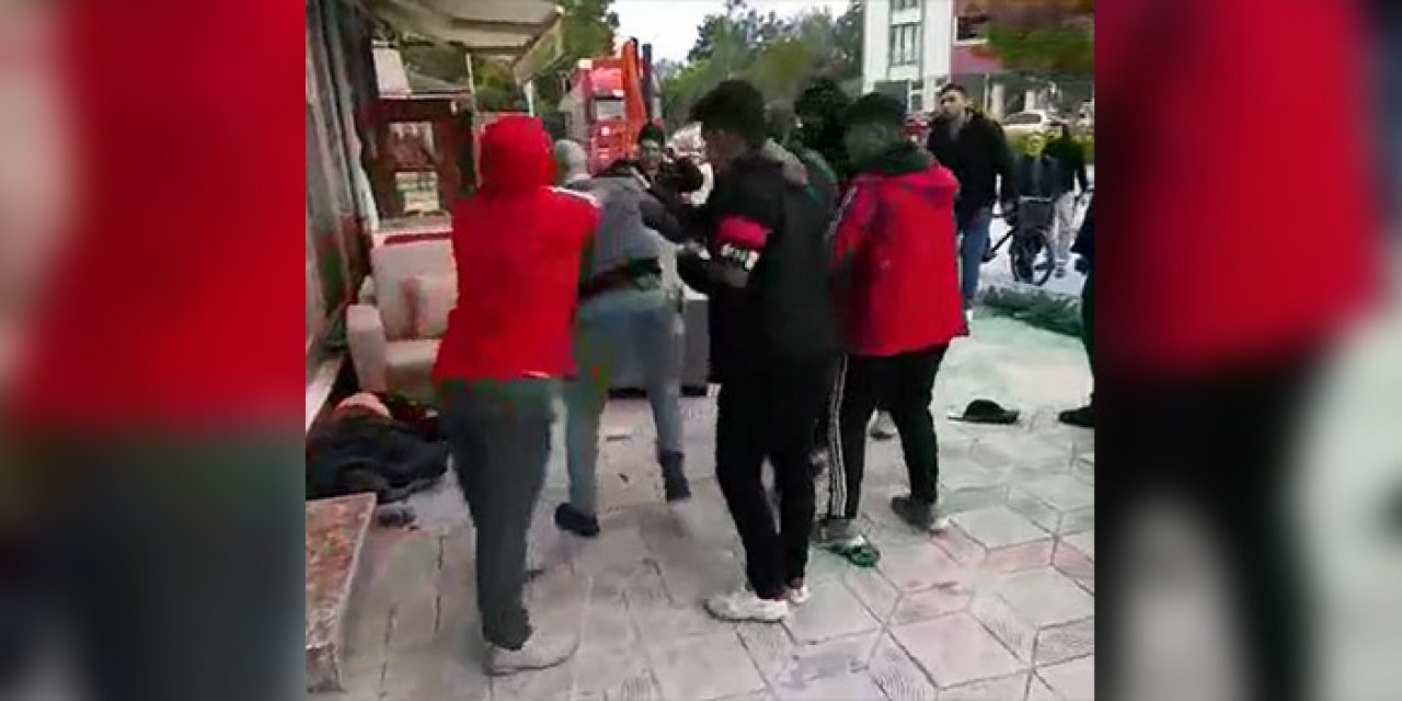 Mahalleliden torbacıya linç girişimi