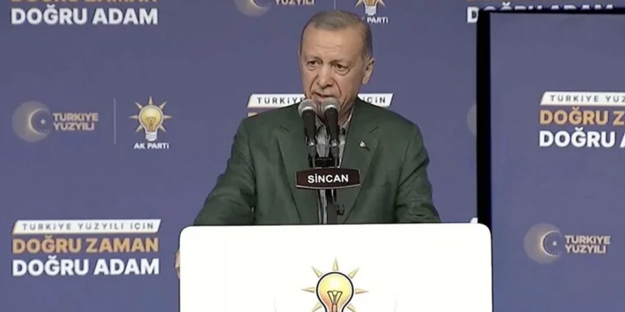 Cumhurbaşkanı Erdoğan Sincan'da halka seslendi
