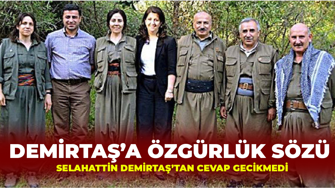 Demirtaş'a özgürlük sözü