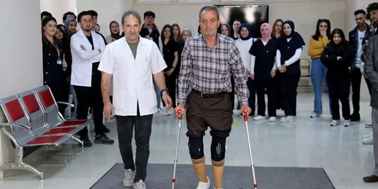 Demremzedeye protez bacak yapıldı