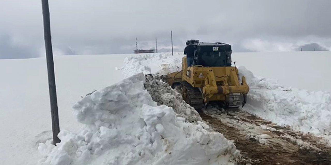 Mayıs Ayında 4 metrelik kar