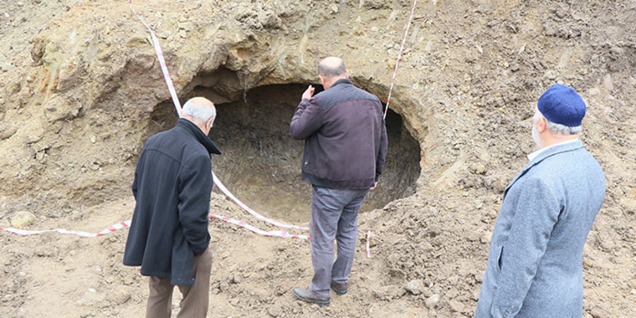 İnşaat kazısından ‘mezar odası’ çıktı