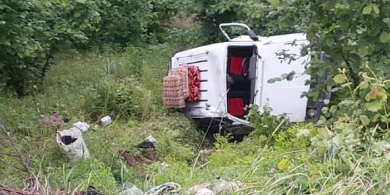 Cip şarampole uçtu: 7 yaralı