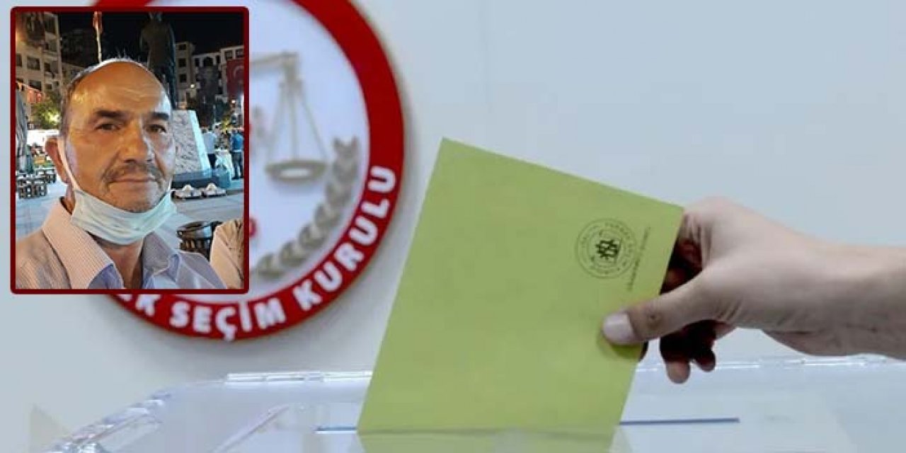 Rize'de sandık başında kalp krizi geçiren adam öldü