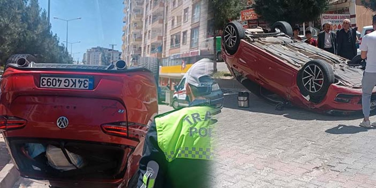 Diyarbakır’da hafif ticari araç ile otomobil çarpıştı: 5 yaralı