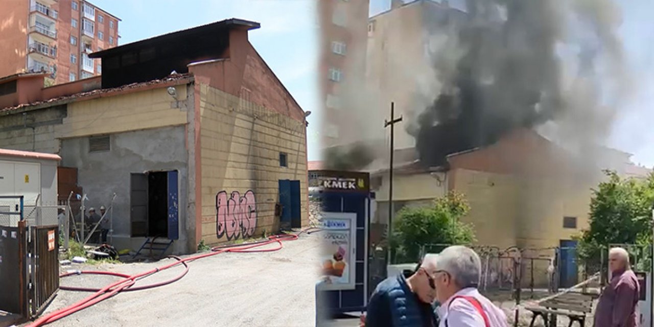 Ankara'da trafo merkezinde çıkan yangın paniğe neden oldu