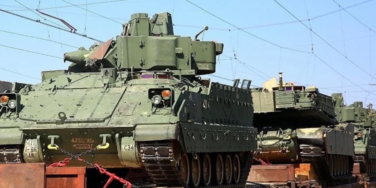 Abrams tankları Almanya’da