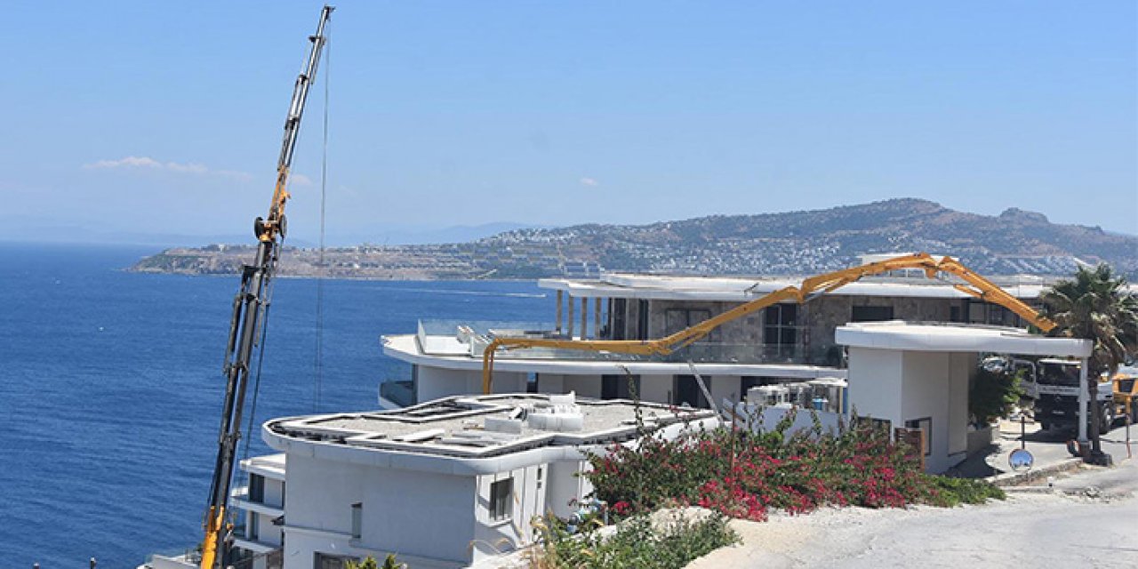 Turistik ilçelerde inşaat yasağı başladı