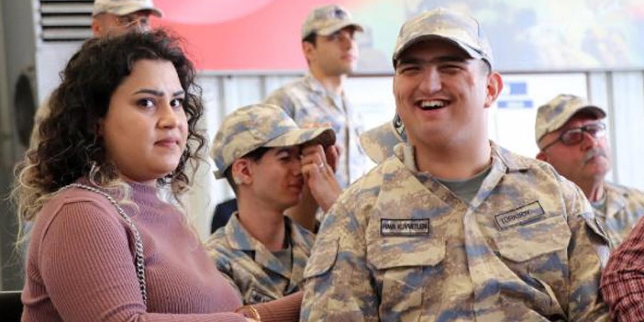 22 engelli 1 günlüğüne asker oldu