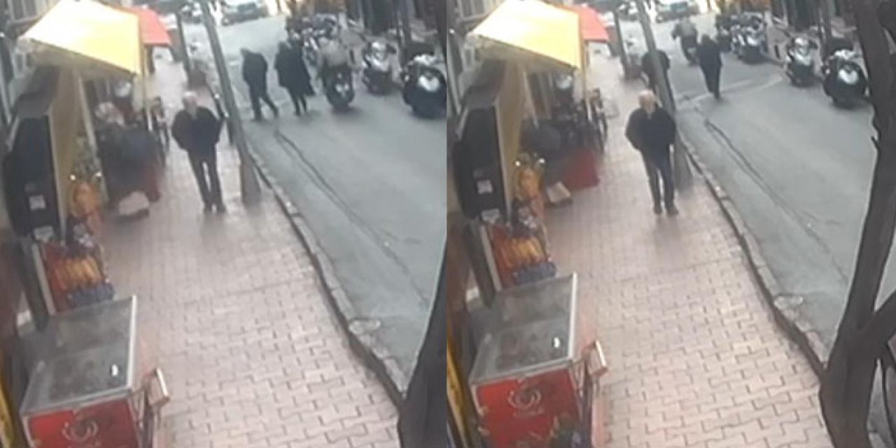 İstanbul’da yaşlı çifte gasp kamerada