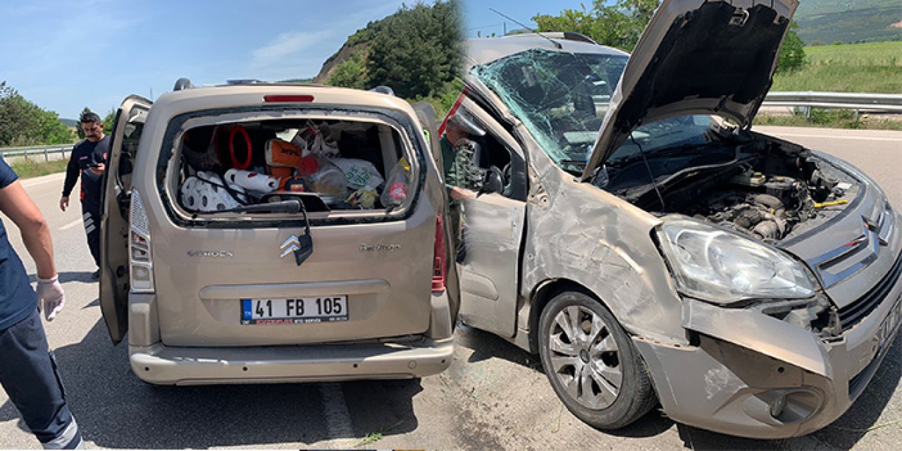 İstinat duvarına çarpan araçta 1 kişi öldü 3 kişi yaralandı