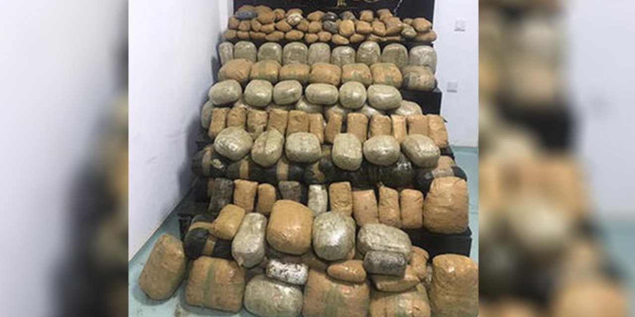 340 kilo uyuşturucu ele geçirildi