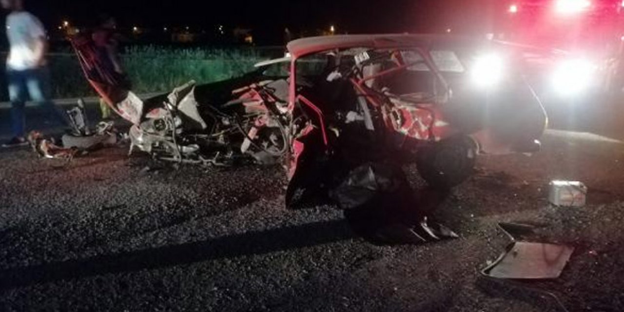 Osmaniye'de feci kaza: 1 ölü 1 yaralı