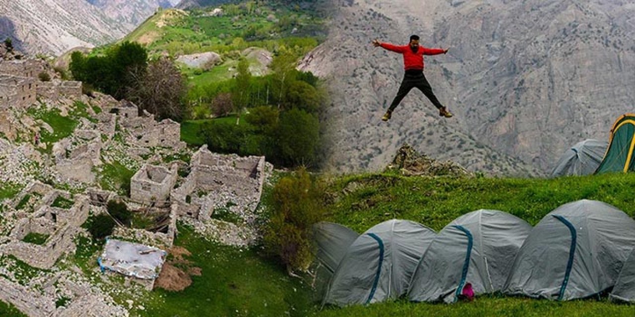 Van'da terör saldırıları sebebiyle boşaltılan yerler doğaseverlerin eni rotası oldu