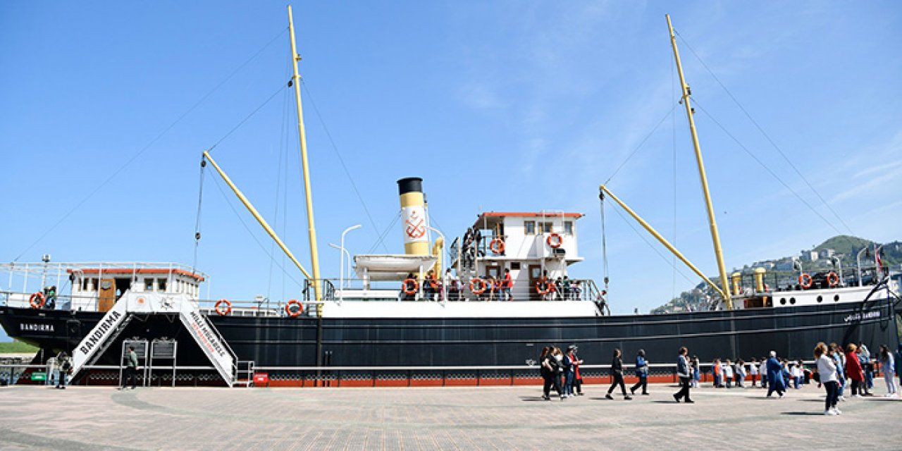 Bandırma Gemi Müzesine yoğun ilgi