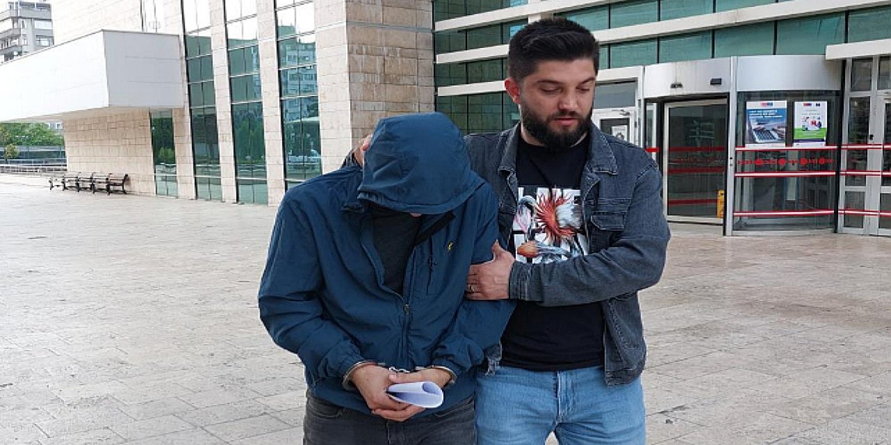 Eşinin kafasında şişe kırdı, tutuklandı