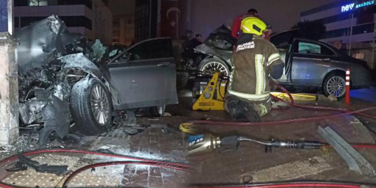 Kaygan yolda aşırı hız can aldı: 3 ölü 1 yaralı