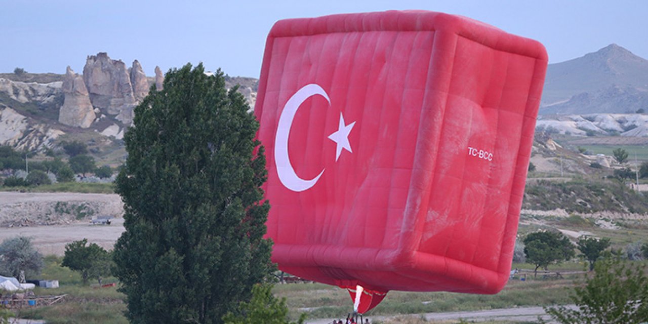 Kapadokya'da 19 Mayıs coşkusu