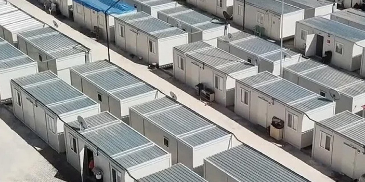 Kahramanmaraş’ta konteyner kentlerde 38 bin kişi yaşıyor