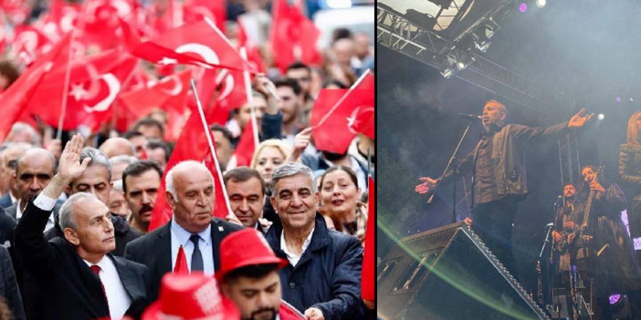 19 Mayıs çoşkusu: Haluk Levent konseri ile kutladı