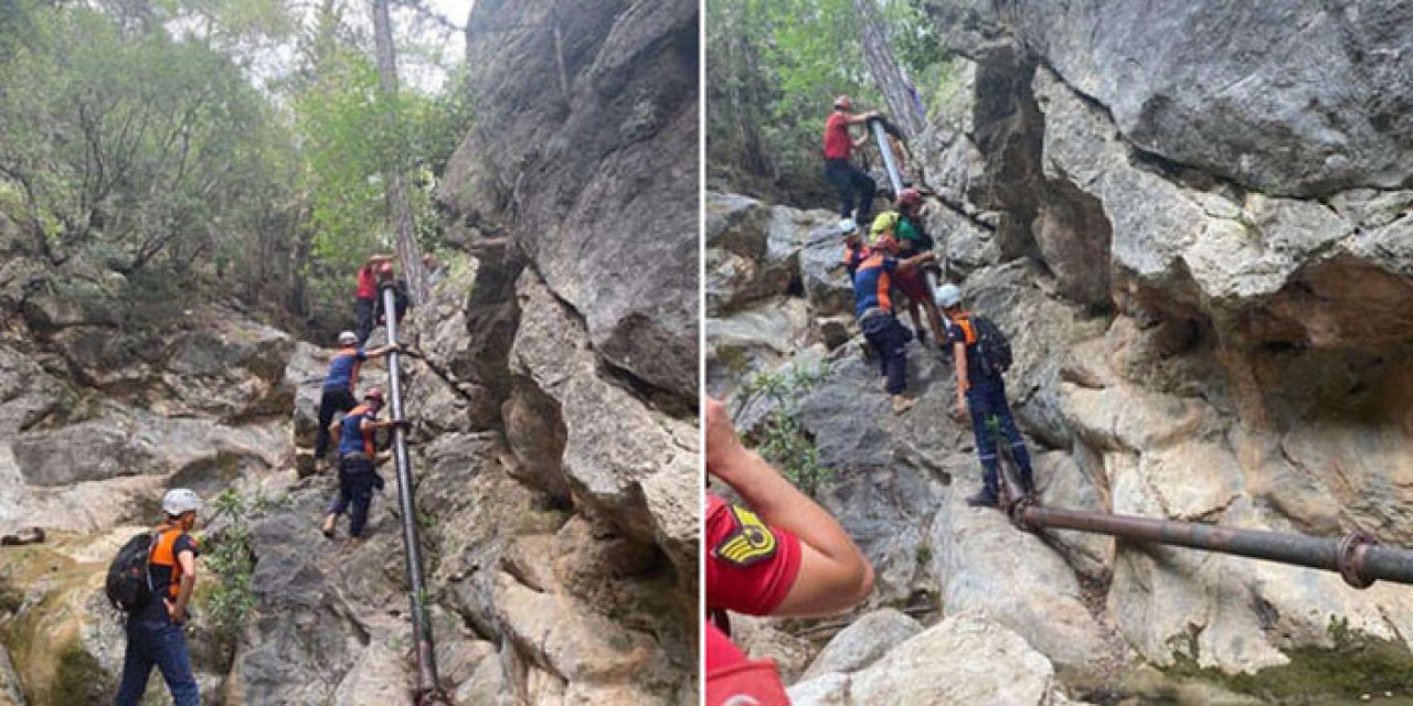 Kelebekler Vadisi'nde mahsur kaldılar
