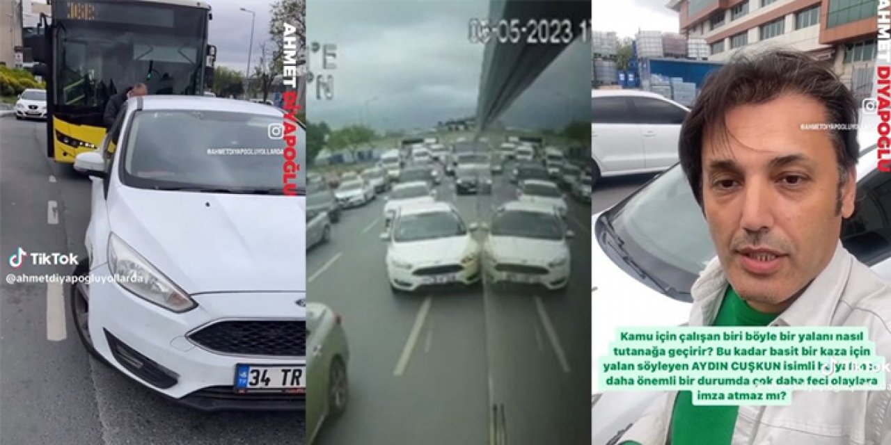 Kaza sonrası İETT şoförünü suçladı: Kamera görüntüleri gerçeği ortaya çıkardı