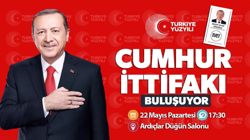 Cumhur ittifakı pazartesi günü buluşuyor
