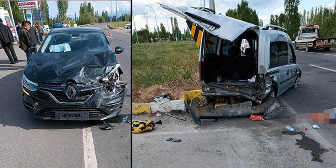Konya'da trafik kazası: 1 kişi hayatını kaybetti