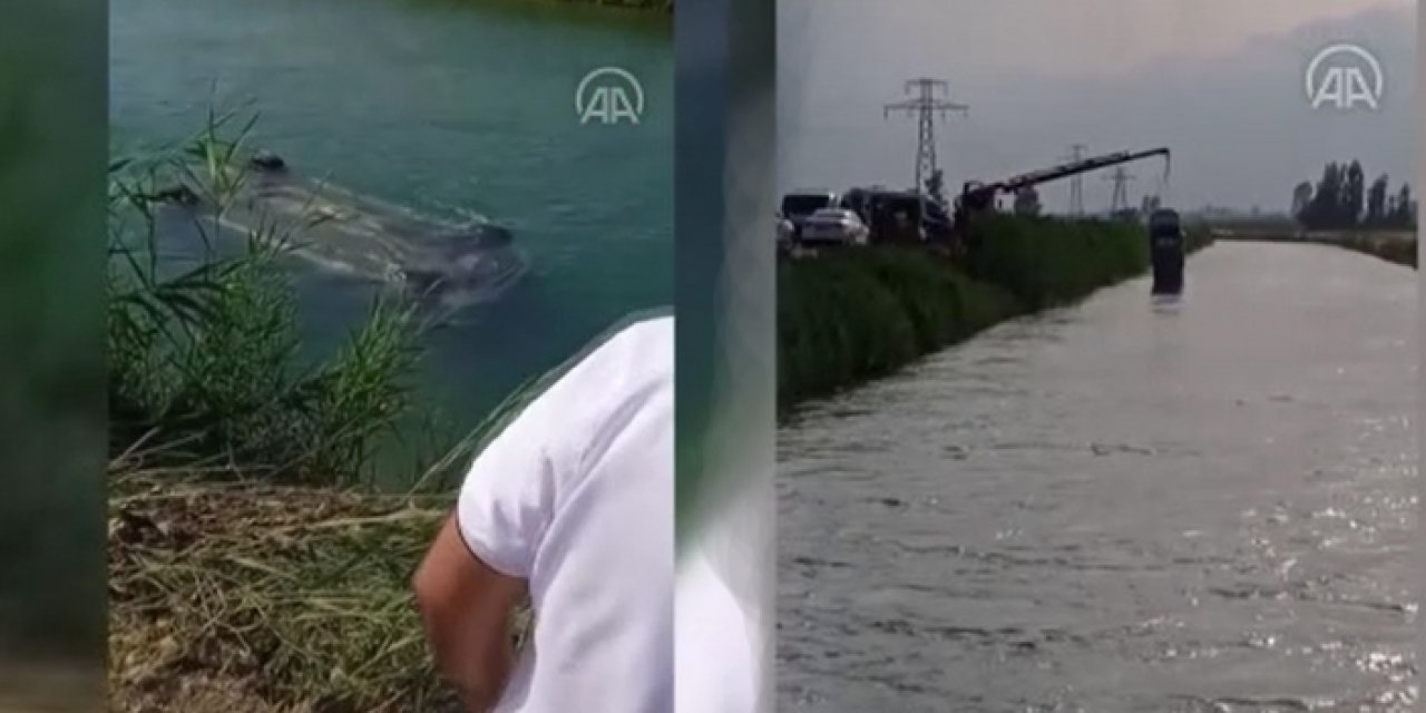 Adana'da feci kaza: Sulama kanalına düşen 3 kişi öldü