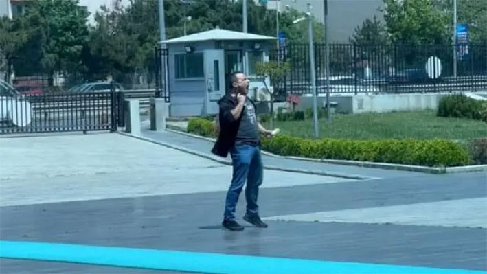 Anadolu Adalet Sarayı önünde sıcak saatler: Havaya ateş açtı, intihar edeceğini söyledi