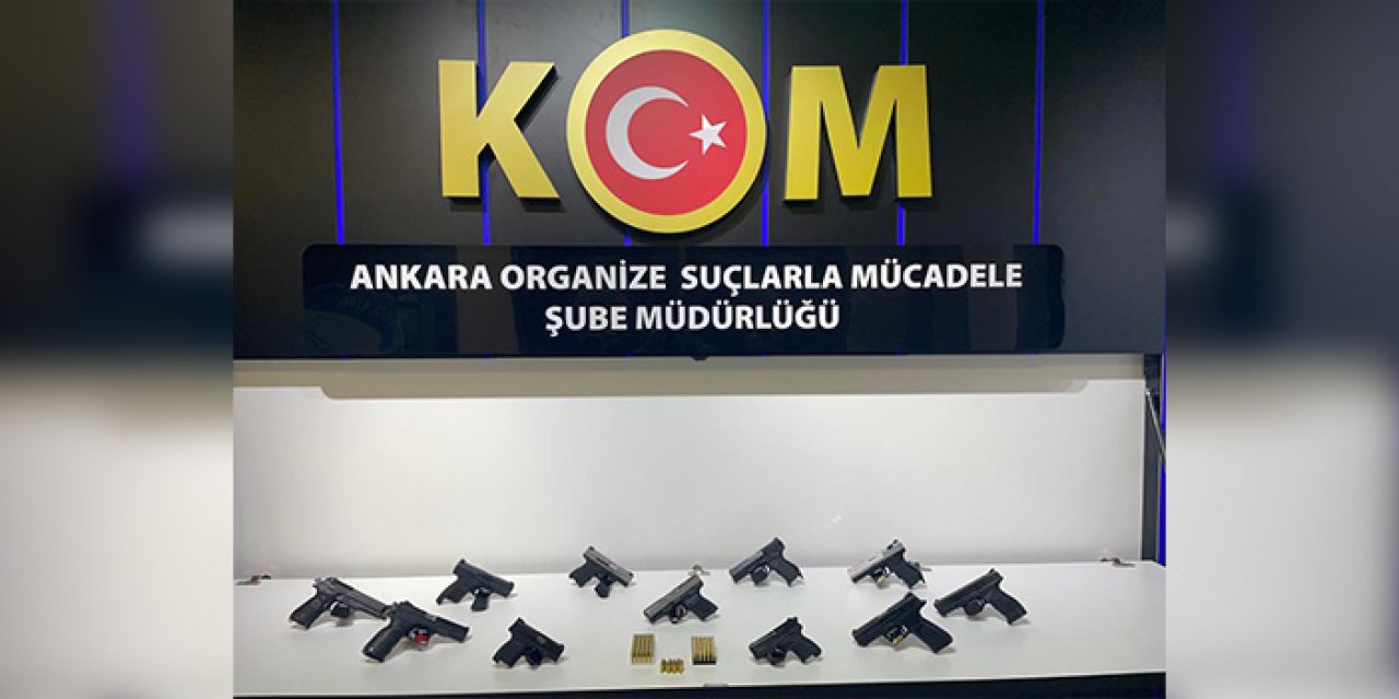 Ankara’da silah kaçakçılığı operasyonunda 4 gözaltı