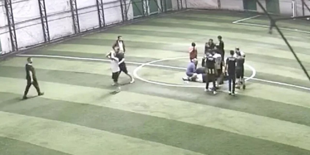 Halı sahada dili boğazına kaçtı: İlk yardım hayat kurtardı