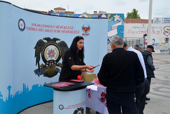 Ankara Emniyet Müdürlüğü'nden “Terörü Hep Birlikte Durdurabiliriz” Projesi