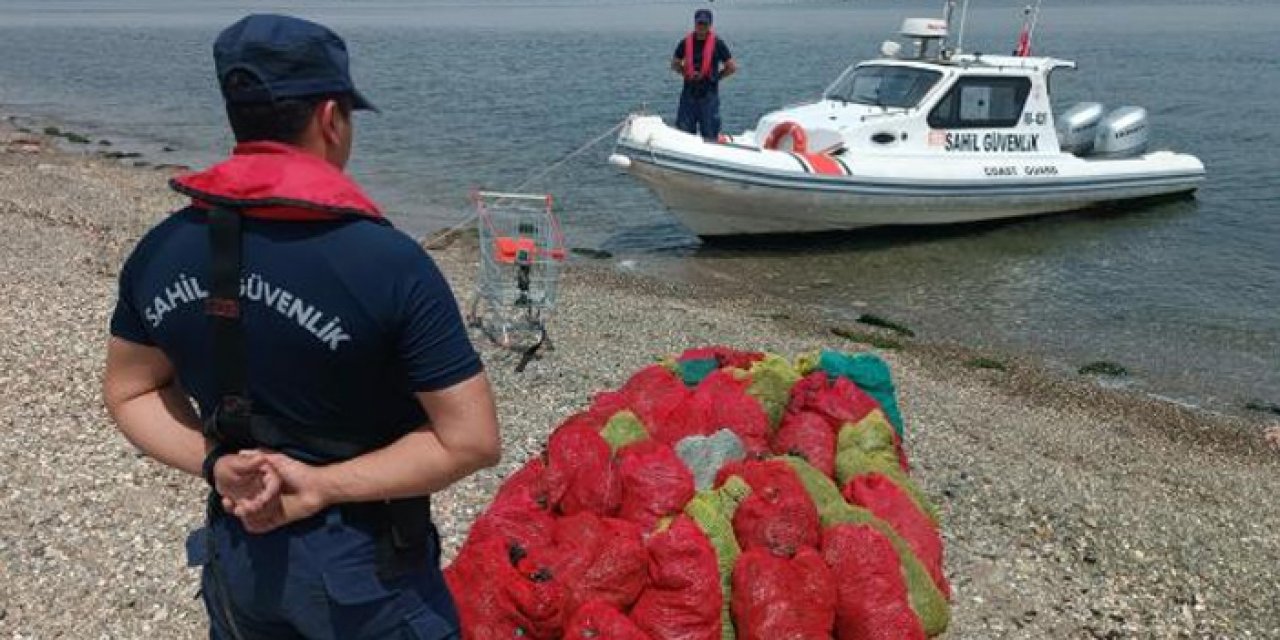 2 ton midye ele geçirildi: 657 bin TL ceza kesildi