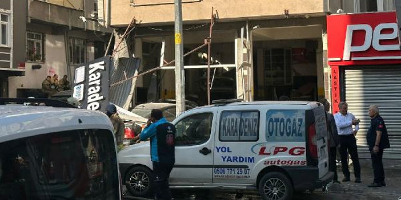 Otomobil tamirhanesinde patlama: 4 kişi yaralandı