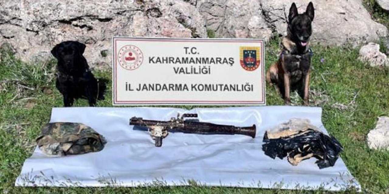 Kahramanmaraş'ta toprağa gömülü RPG 7 Roketatar ele geçirildi