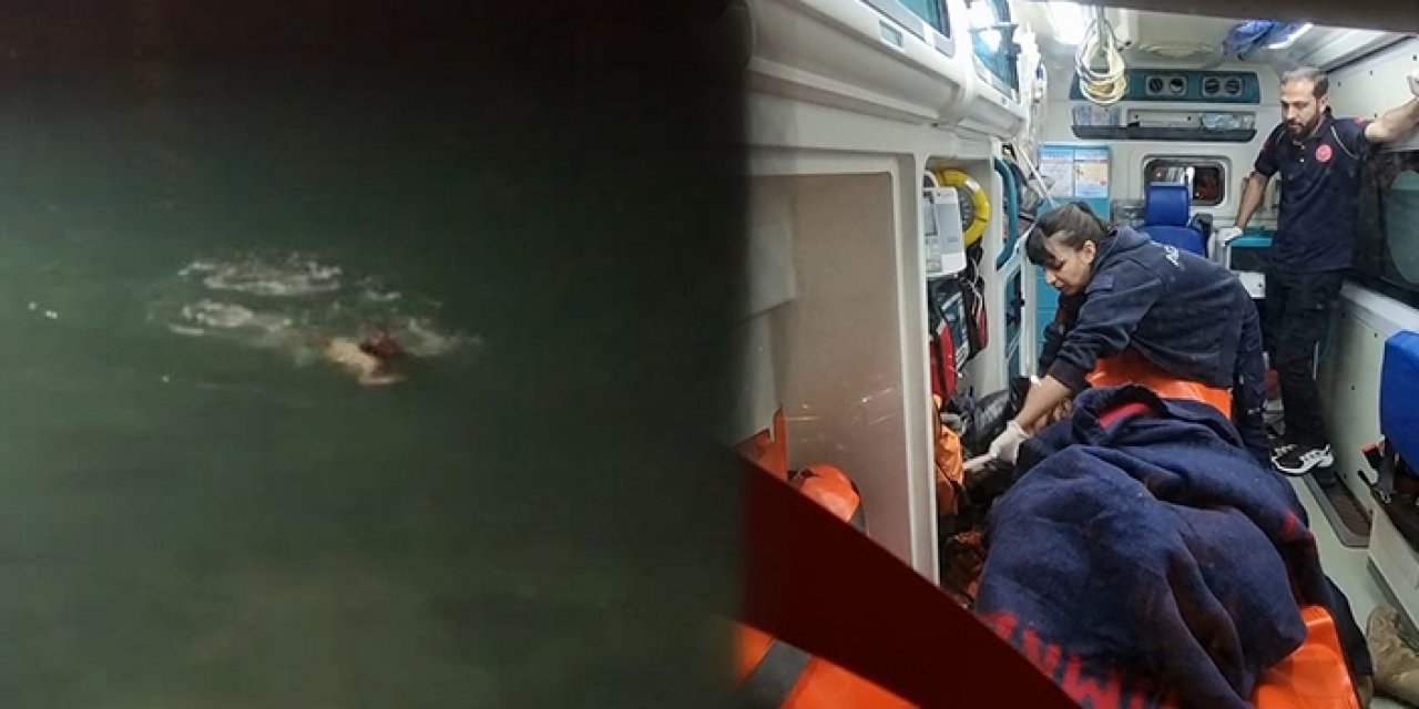 Beşiktaş sahilden denize atladı: Bir süre sonra kayboldu