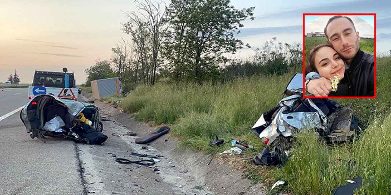 Nişanlı çift, nihaka 1 gün kala kazada yaşamını yitirdi