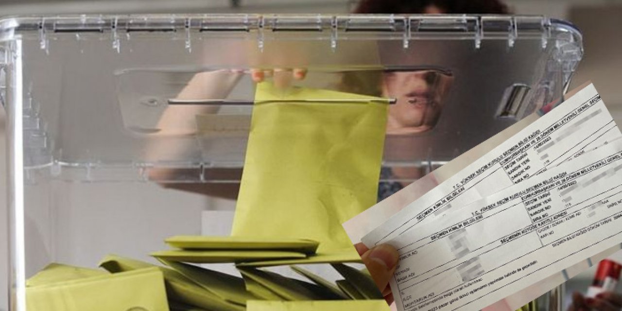 YSK açıkladı: Oy kullanmak için seçmen bilgi kağıdı zorunlu mu?