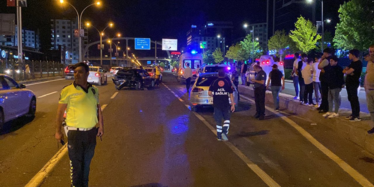 Makas atan sürücü kazaya neden oldu: 3 yaralı