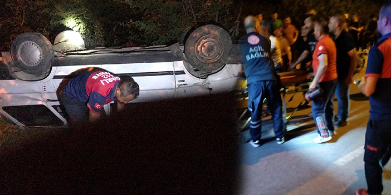 Osmaniye’de otomobil şarampole yuvarlandı: 1 ölü 4 yaralı