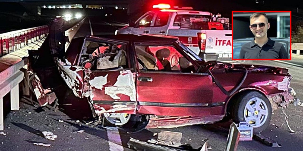 Arkadan çarpan otomobil ölümüne sebep oldu