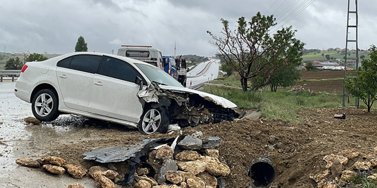 Karaman'da kahreden kaza: 1 ölü 3 yaralı