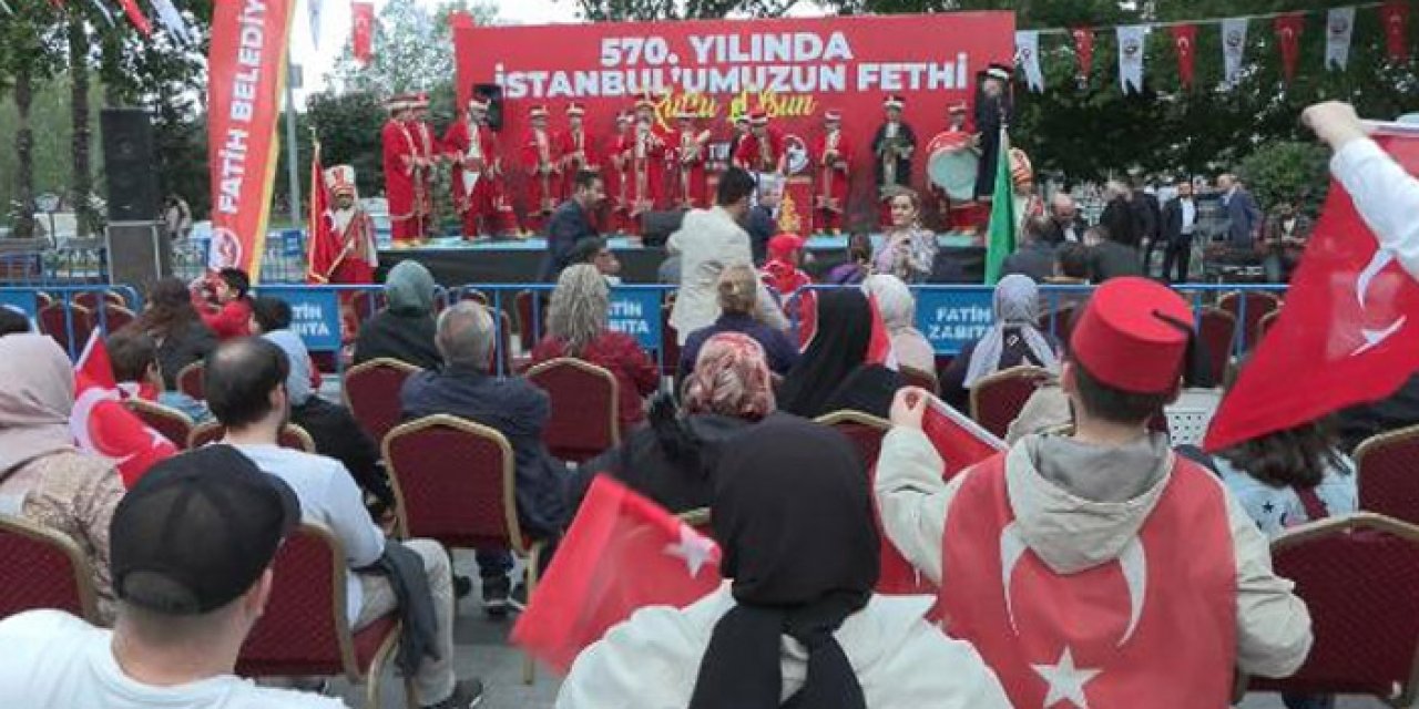 Saraçhane’de İstanbul’un Fethi kutlandı