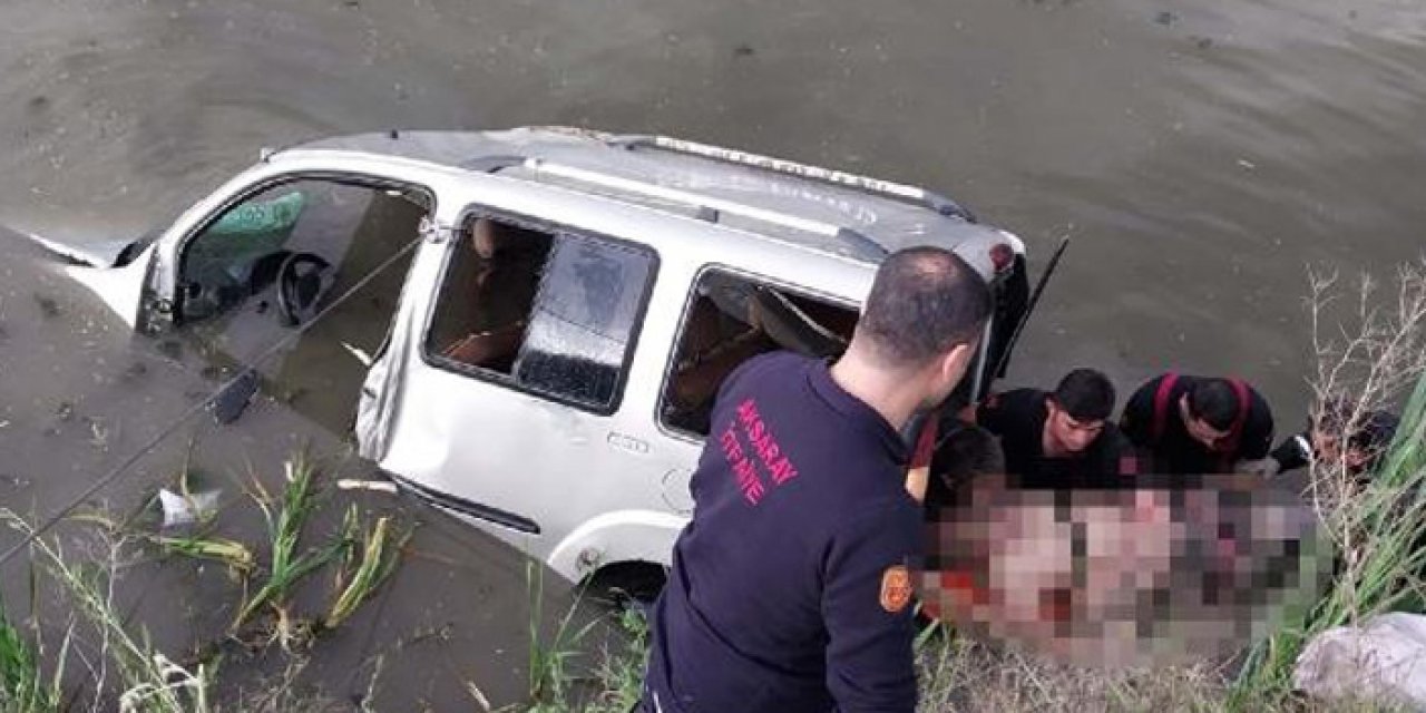 Yağış nedeniyle sulama kanalına uçtu: 1 ölü 1 yaralı